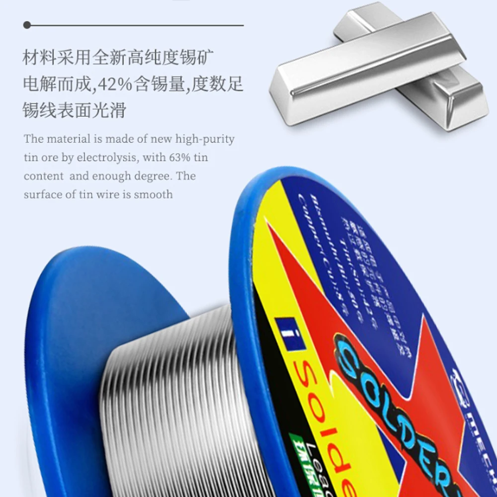 MECHANIC XW6 138℃ Lead Free Low Temperature Degree Welding Wire I Soldering XW6 for Phone X XS XSMX XR