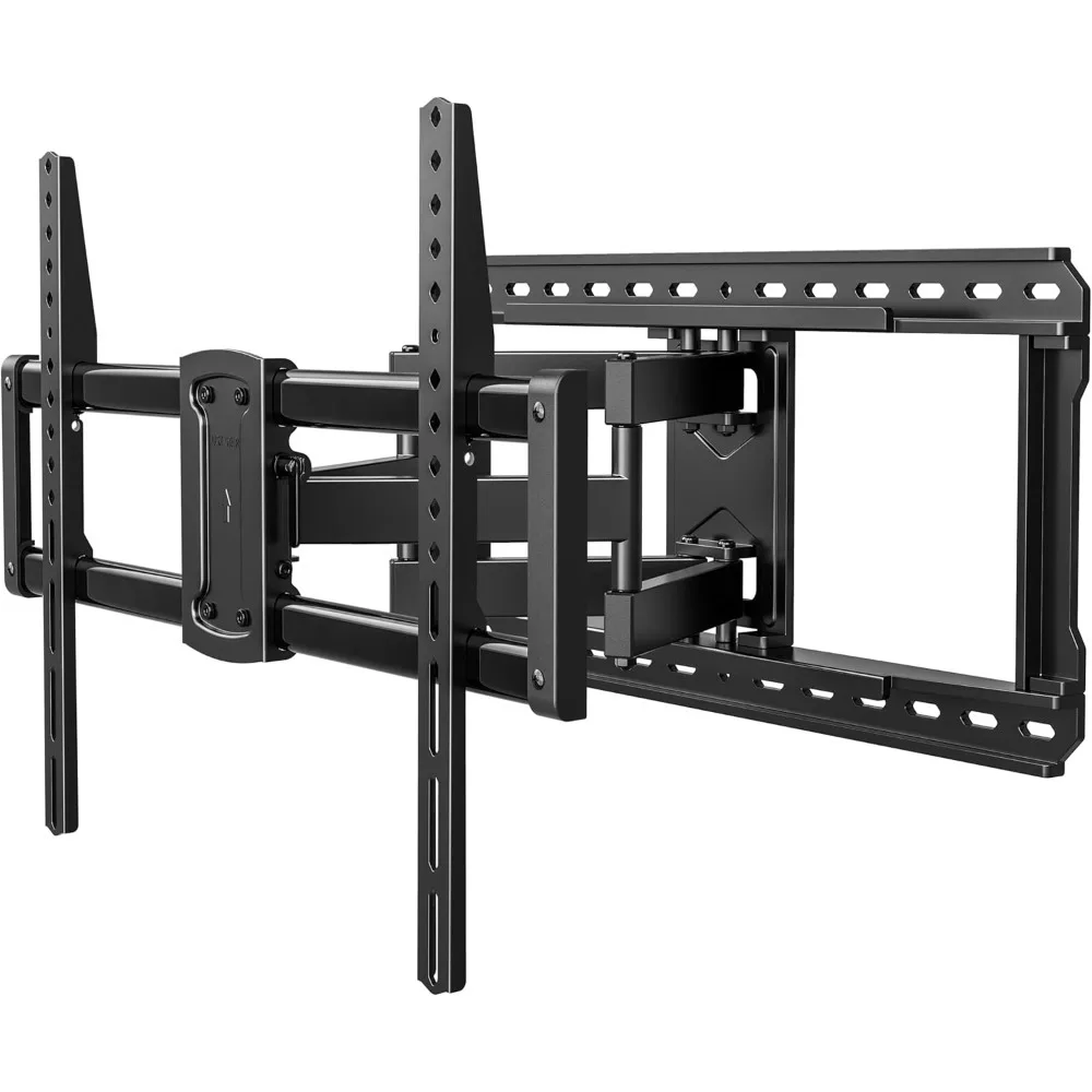

Full Motion TV Wall Mount for Large TVs 37-90 Inch up to 150 lbs, Pre-Assembled Wall Mount TV Bracket with Swivel and Tilt