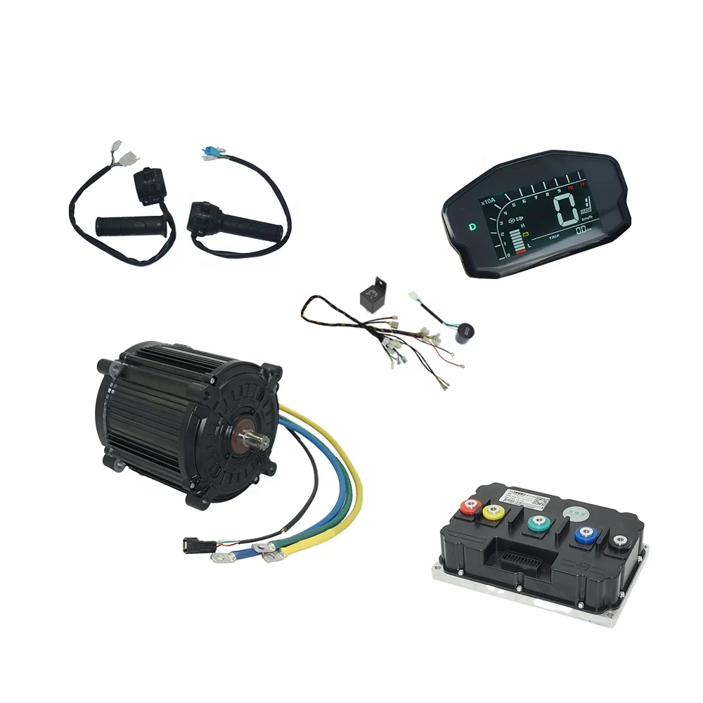 

Комплект для электромотоцикла QS MOTOR Qs180: электродвигатель 8000 Вт 90H Mid Drive, контроллер ND961200B, новый, для использования в электромотоциклах