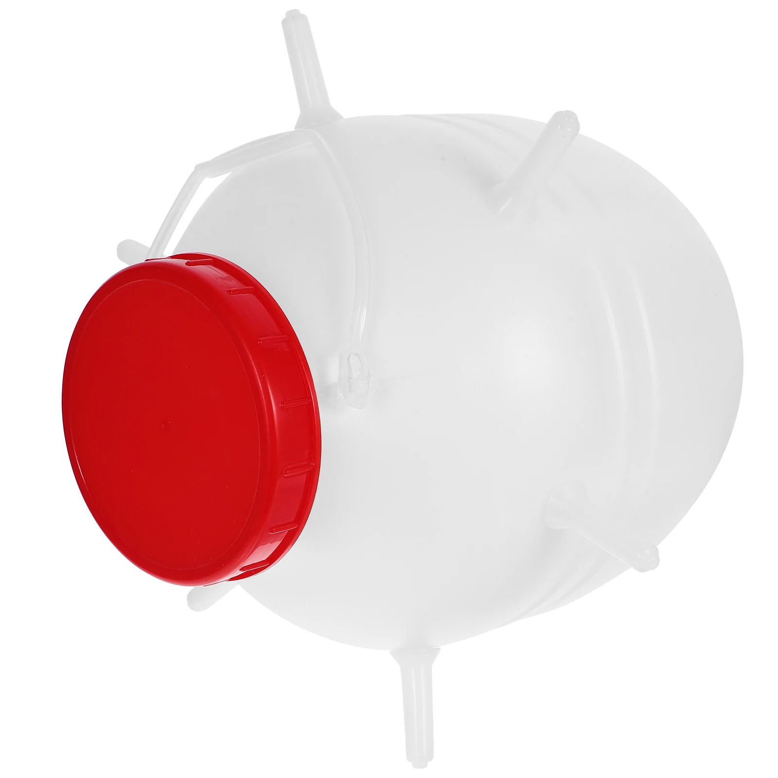 

8L Lamb Feeder Bucket Silicone Pacifiers Nursing Bottle for Calf Sheep Goat Livestock Poultry Milk Feeder Plastic Bucket