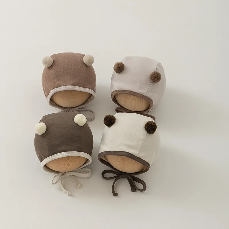 

Newborn Baby Boy Hat Little Ball Hat Baby Stuff Kids Baby Girl Cap Beanie Caps Enfant Newborn Photograph Outfit