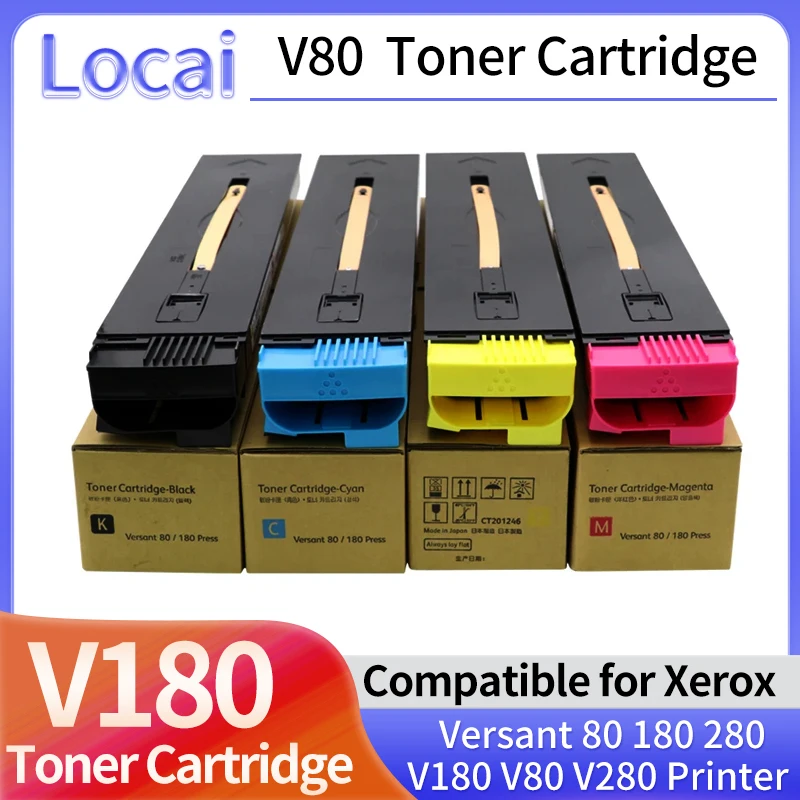 

V180 Toner Cartridge Compatible for Xerox V80 V180 Versant 80 180 V280 printer color toner Cartridge(Third party brand)