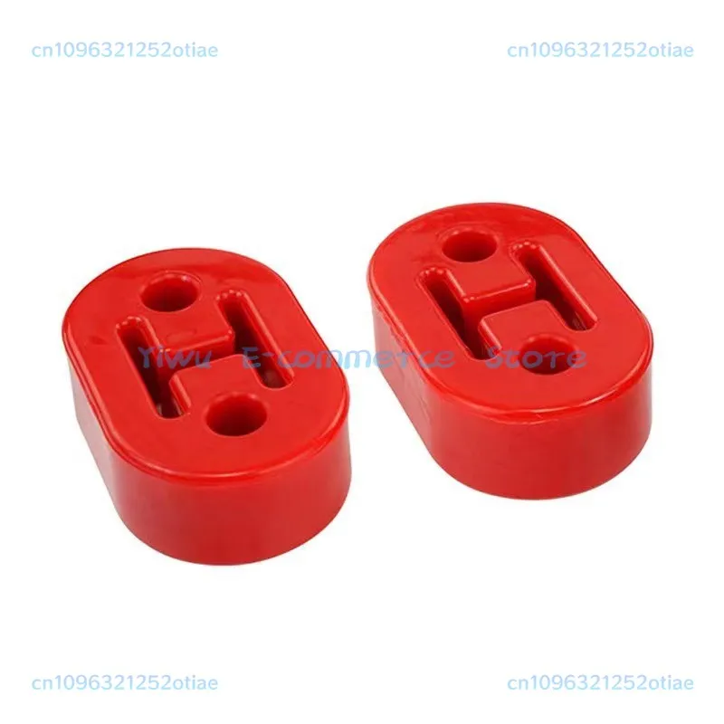 Car modification 73mm tailpipe hanger rubber insulated exhaust pipe mounting bracket hanger rubber