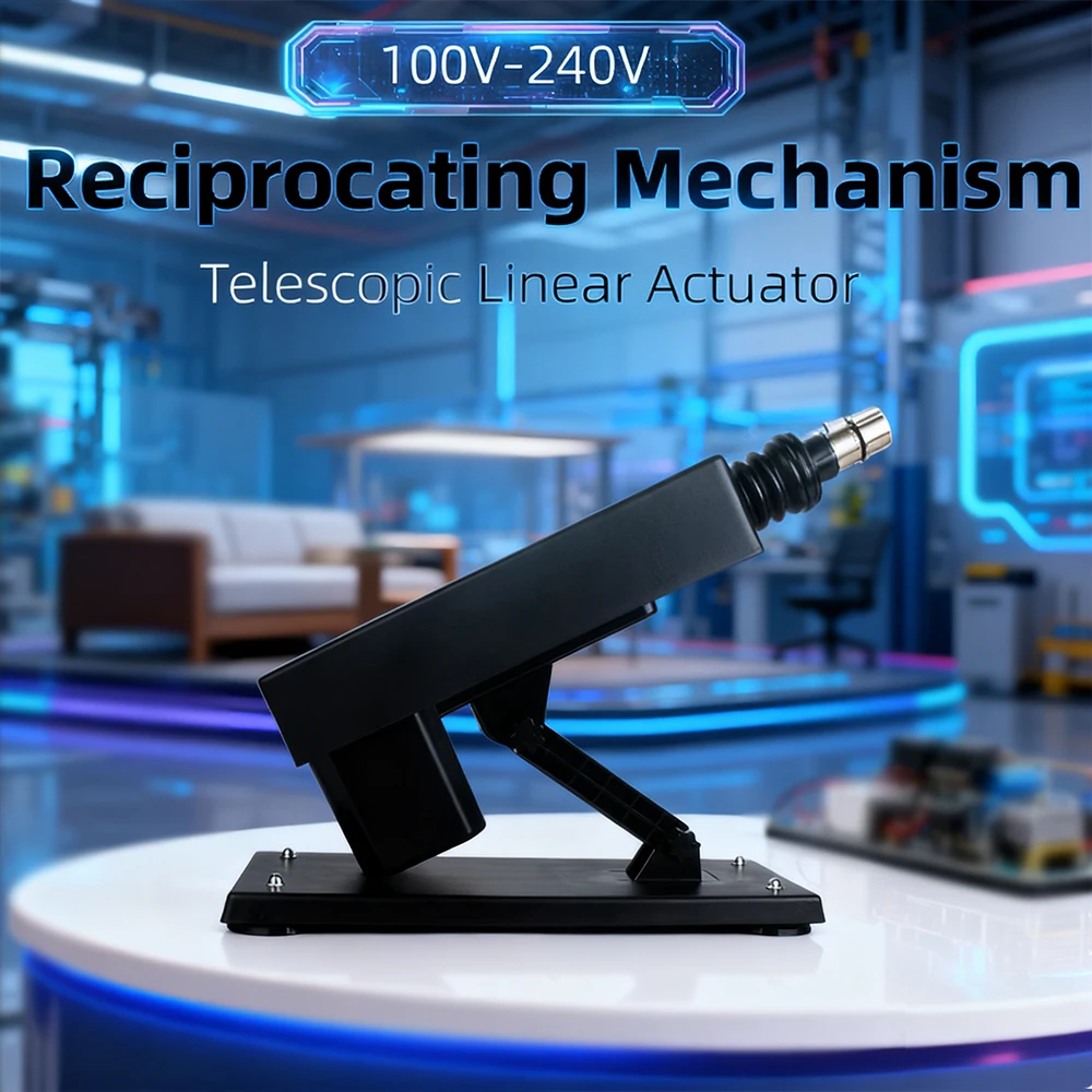 

Mini Telescopic Linear Actuator Durable 3XLR DC Electric Motor 45mm Stroke Speed Adjustment Reciprocating Mechanism Connector