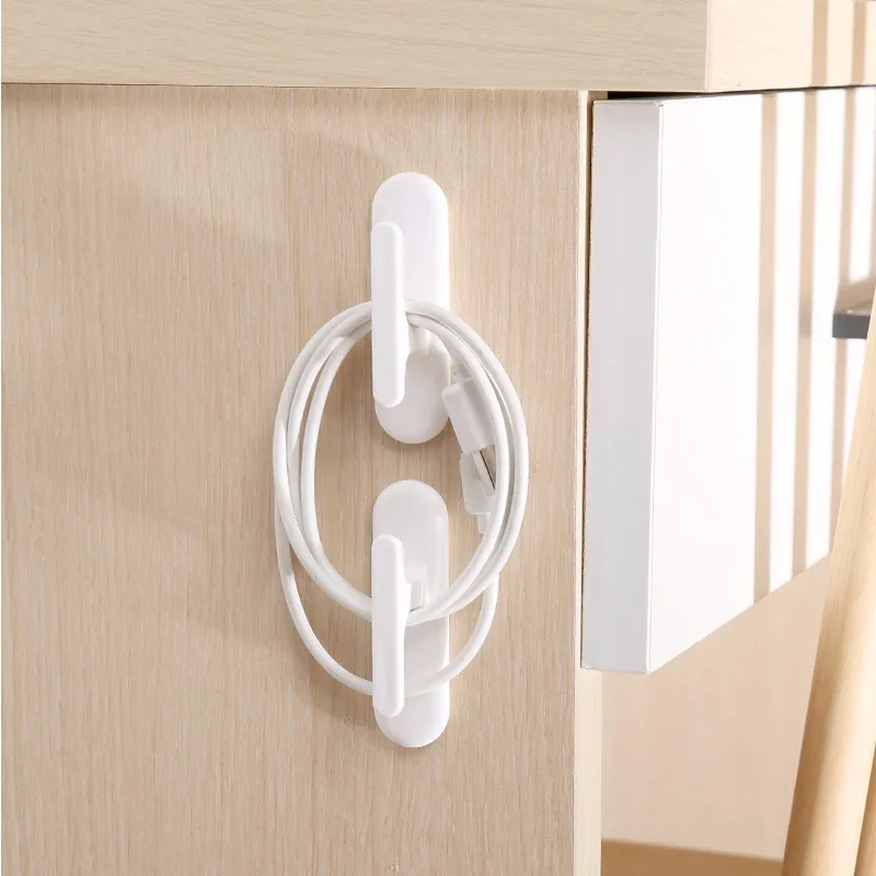 Cable Holder Wire Organizer Cord Collector Data‑line Winder Routing Management Gadget Multi‑purpose Wall‑mount Hook Entry Porch