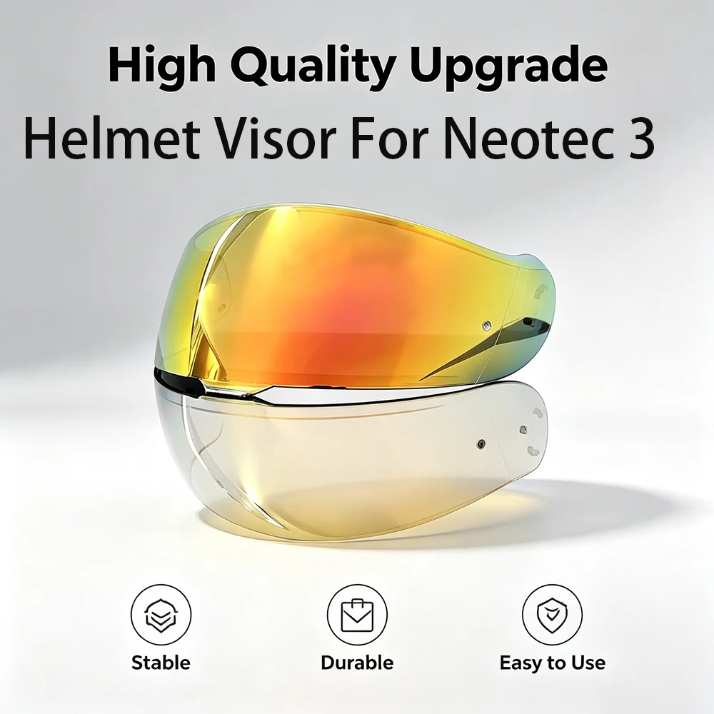 Motorcycle Helmet Visor Lens Shield Sunscreen Windshield Uv Protection For Shoei Neotec 3