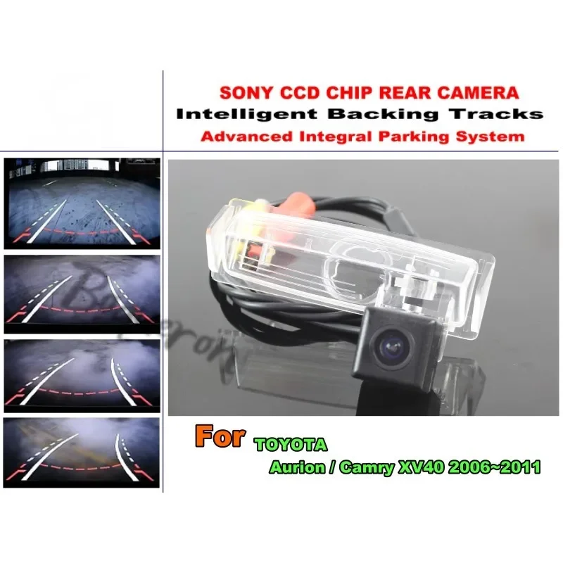 For TOYOTA Aurion / Camry XV40 2006~2011 Intelligent Car Parking Camera / with Tracks Module Rear Camera CCD Night Vision