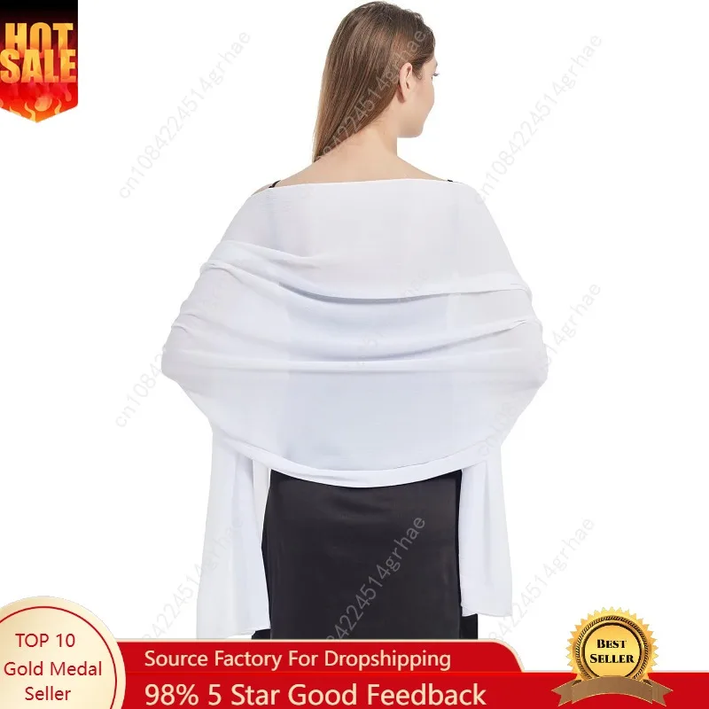 

Ciormis Chiffon Shawl Wraps Scarves Lightweight for Women Evening Dresses Wedding Bridesmaid or Formal Occasions