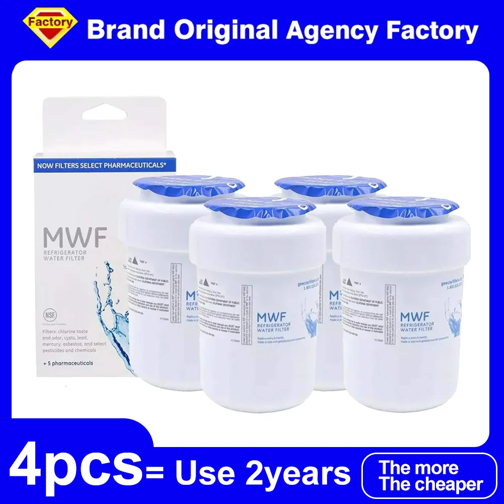 NEW NSF Certified Brand Genuine MWF Refrigerator Water Filter For MWFP MWFA GWF HDX FMG-1 WFC1201 GSE25GSHECSS PC75009