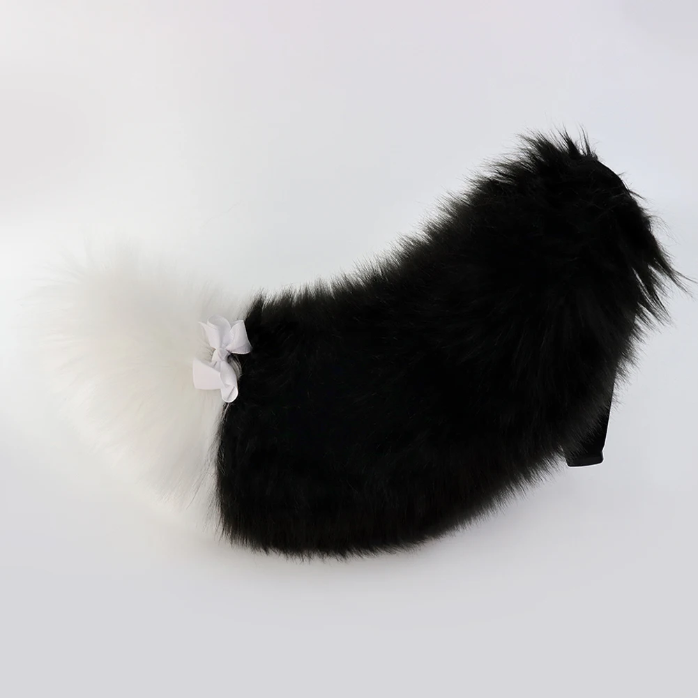 

Рождественский подарок. Пушистый хвост из искусственного меха с бантиком — идеально подходит для комиксов, выступлений на сцене и вечеринок с тематикой животных.