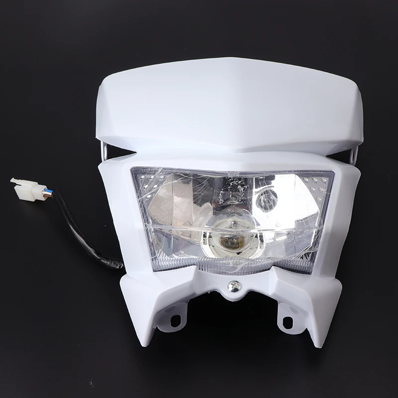 

Cross-country motorcycle modified parts grimace headlight headlight front shroud suitable for Kawasaki KLX250 off-road vehicle