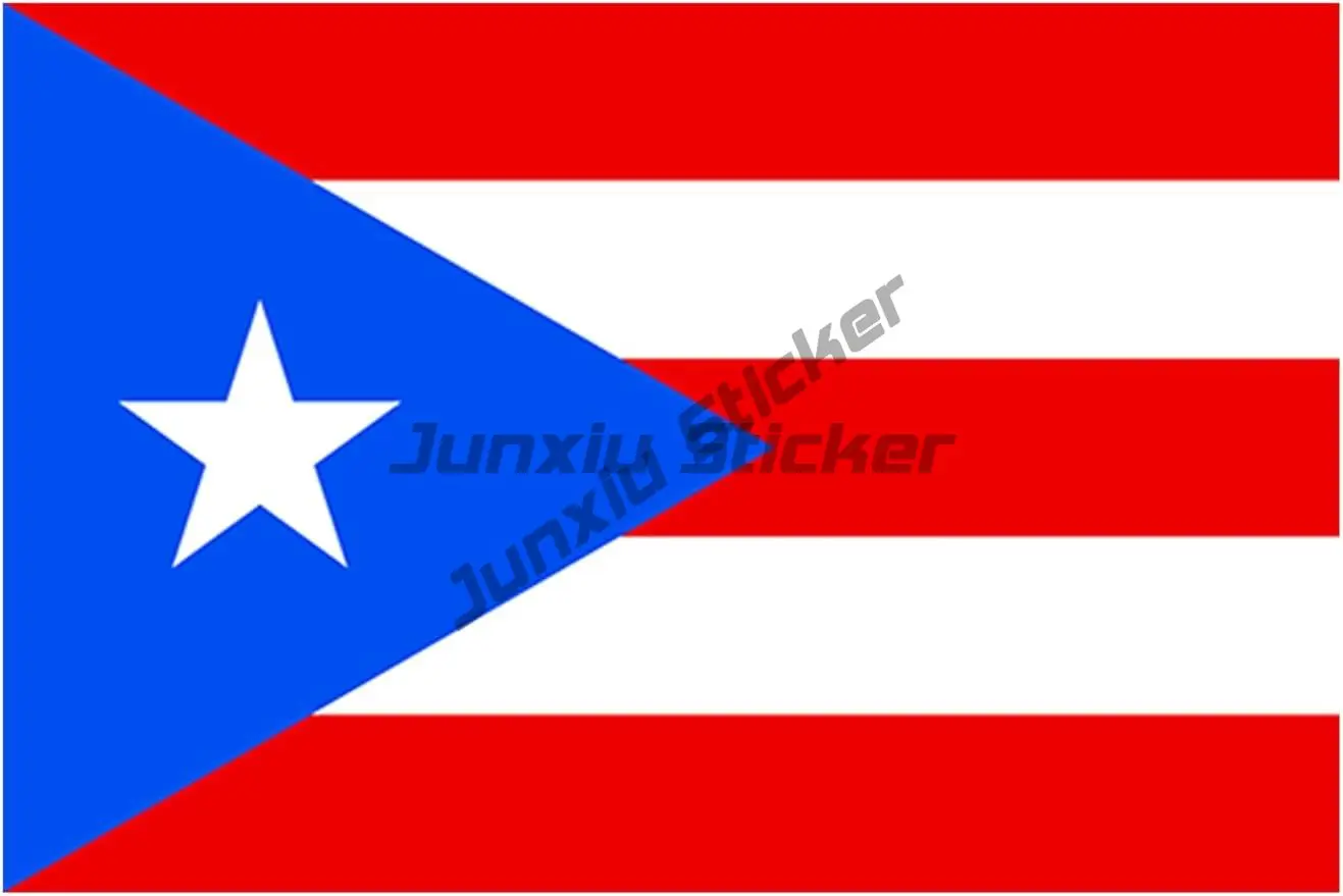 Puerto Rican Vinyl Car Decal Sticker Sexy Ladies and Puerto Rican Flag-Car Styling Waterproof Camper JDM Campervan Motorcycle