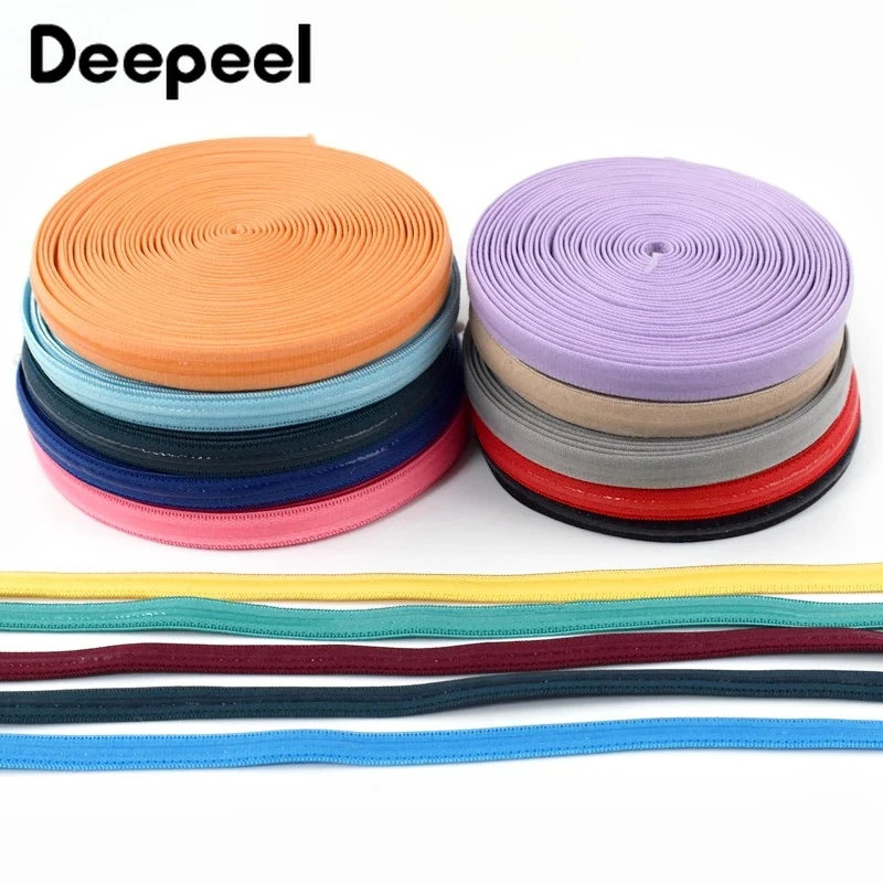 

10/20Meters 10mm Silicone Elastic Rope Swimwear Bikini Non-slip Rubber Bands Underwear Bra Strap Stretch Tape Sewing Accessories