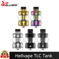 Original Hellvape TLC Tank Vape Atomizer 5/6.5ml Glass Capacity 0.15ohm 0.2ohm KA1 Mesh Coil Top-Fill 510 Electronic Cigarette