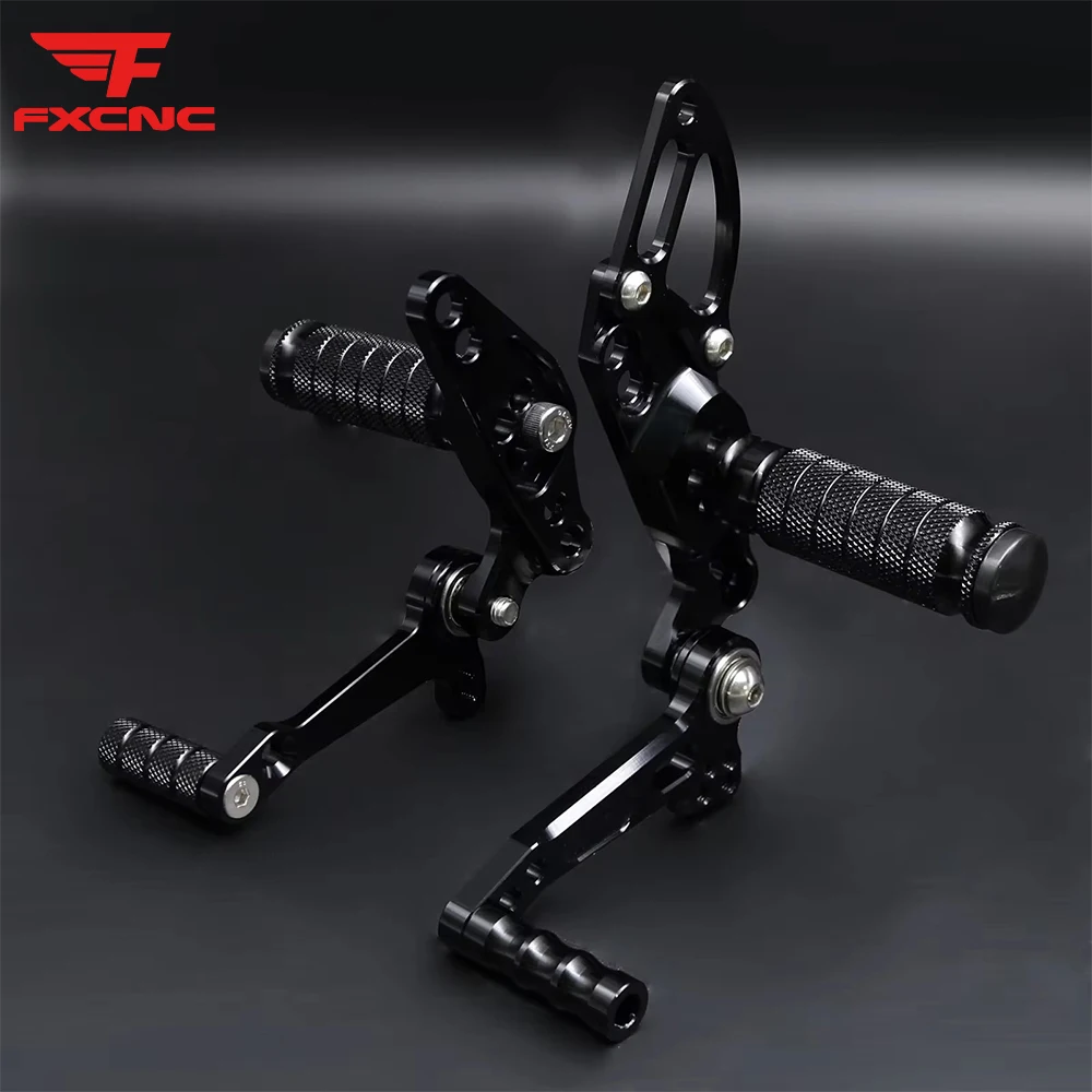 

CNC Motorcycle Rearset Footrest Footpeg For Ducati STREETFIGHTER 848 1100 CNC Aluminum Alloy pedal Foot peg Rearset Rear Set