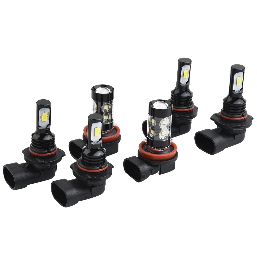 

For Toyota RAV4 2013 2014 2015 LED Headlights Fog Lights Bulbs COB Chips DC 9-32V Flood Lights High Low Beam 6000K Brand New