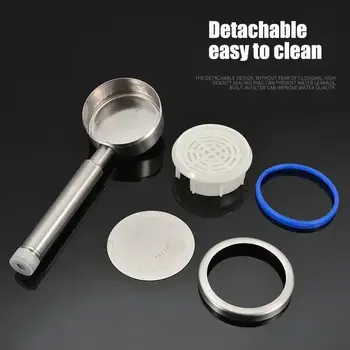 Xiaomi Nová sprchová hlavice z nerezové oceli 304 s vysokým tlakem, ruční chytrá koupelnová sprchová sada, koupelnové doplňky 2025 Mijia 10 nejlepší prodej Sprchová hlavice SUS304 - №6