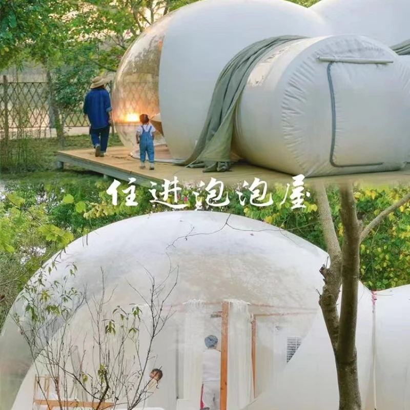 Inflatable Bubble House Transparent Air Model Tent Outdoor Villa Mingsu Scenic Area Starry Sky Sunshine Room