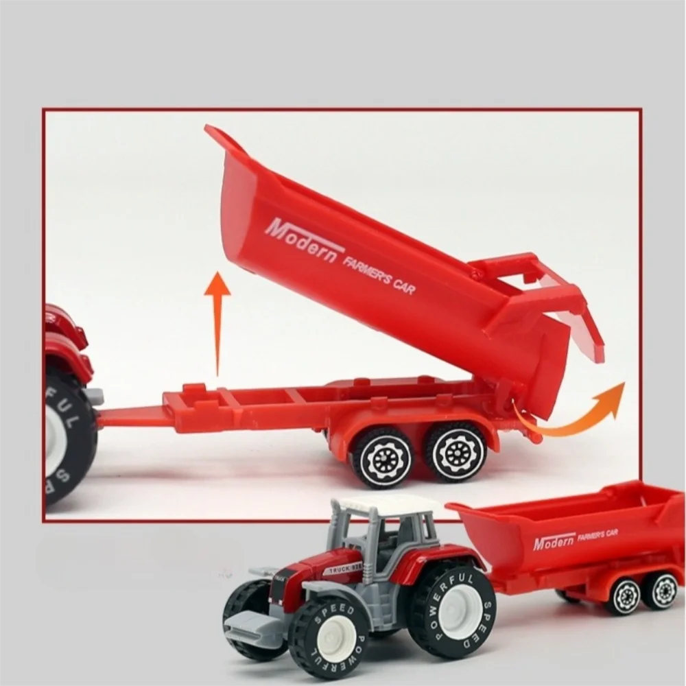 Creatieve Legering Techniek Voertuig Model Simulatie Model Mini Tractor Model Techniek Auto Kinderen