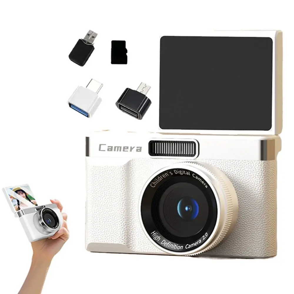 

2.4' Screen 1080P HD Digital Camera 8x Zoom Anti-Shake Photography Video Camcorder Autofocus Flash Light Entry-Level CCD Camera