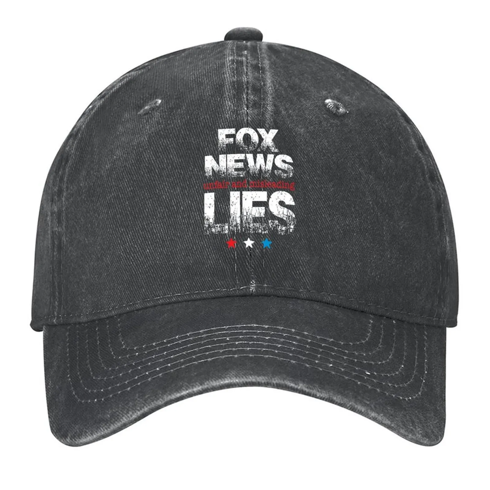 

FOX NEWS LIES Baseball Cap Hat men Hat Man For The Sun Hood sun caps Caps For Men Women's