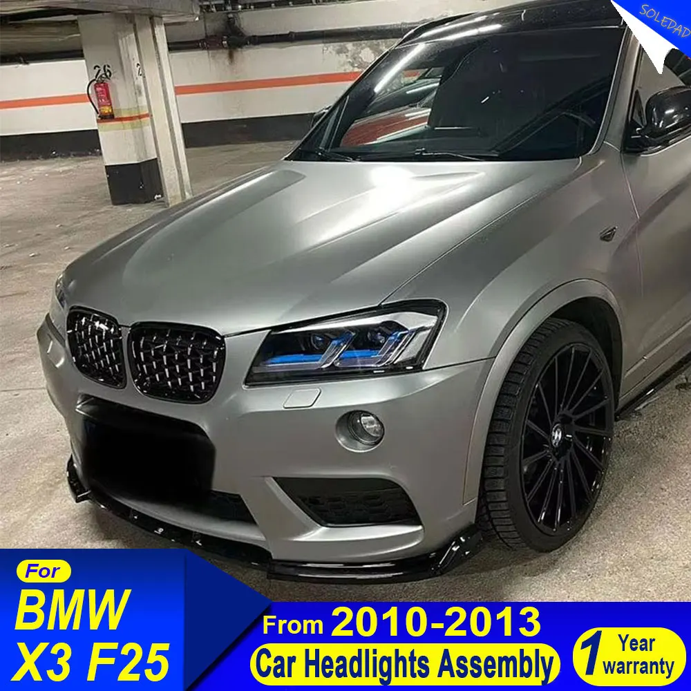 Car LED Headlights For BMW X3 F25 2010 2011 2012 2013 DRL Day Running Light Head Lamp Led Bi Xenon Bulb Tuning Car Accessory