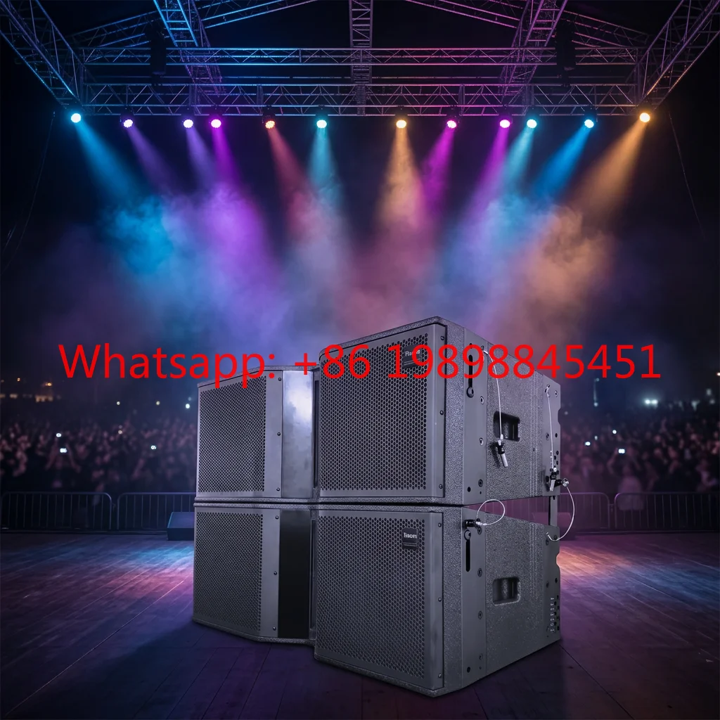 Thinuna L-212 Two-Way Full-Range with Built-in Crossover Passive Dual 12