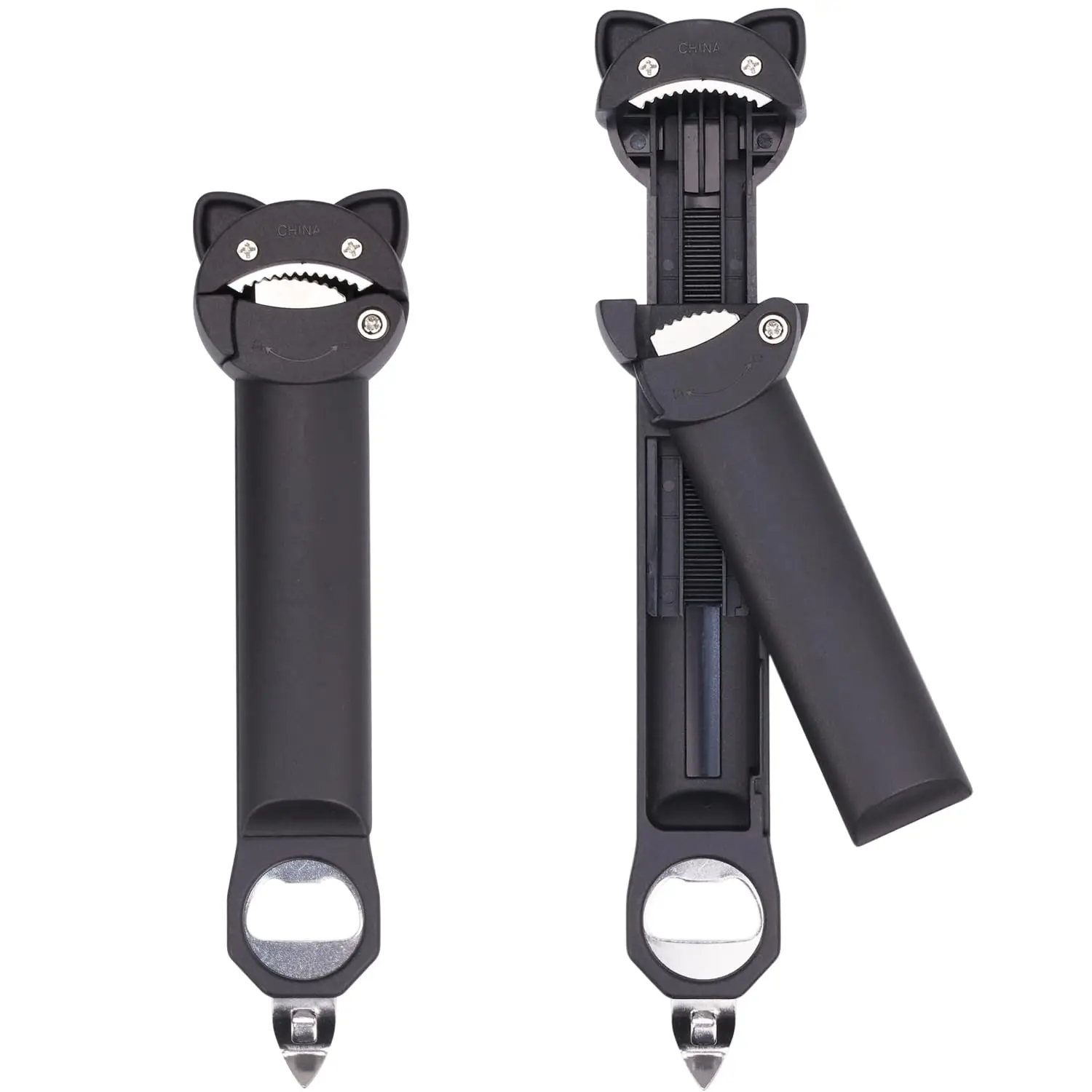 

Adjustable Jar Opener & Bottle Opener – Multi-Function Lid Remover, Effort-Saving Manual Opener for Jars