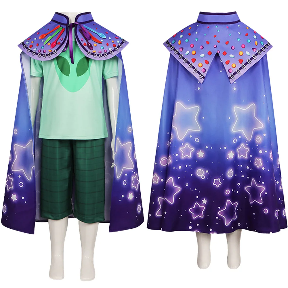 

Elio Cosplay Costume Kids Carnival Uniform Anime Cartoon 2025 Movie Ellio Children Halloween Fancy Dress Role Play Suits