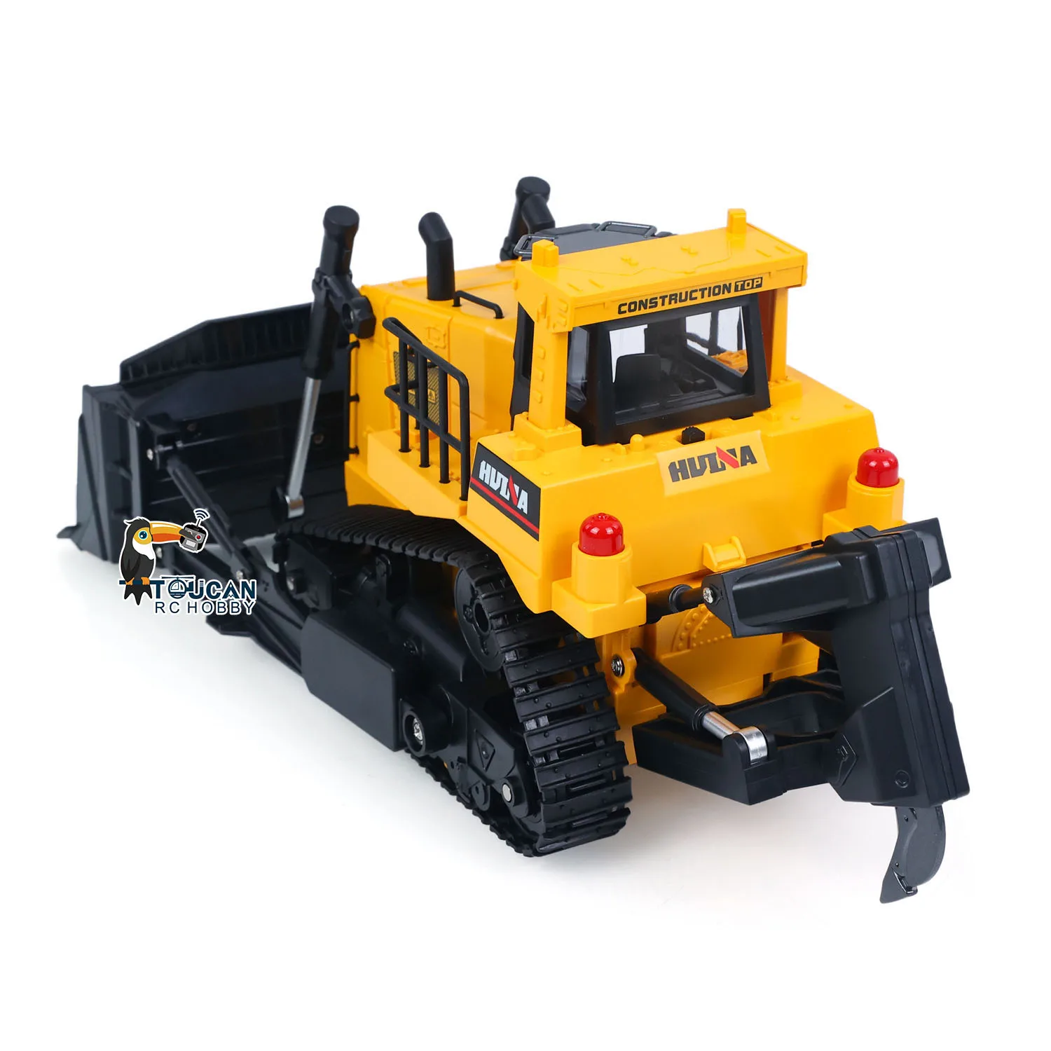 RC Bulldozer HUINA 1554 1/16 Elektrischer Ferngesteuerter Bulldozer RTR Metall-Ripper Lichteffekt Batteriebetriebenes Fertigmodell Geschenke – Detail 6