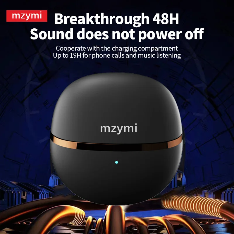 mы A34 سماعات أذن لاسلكية InEar Bluetooth5.3 + EDR HiFi صوت سماعات ستيريو للحد من الضوضاء مع هيئة التصنيع العسكري لشاومي