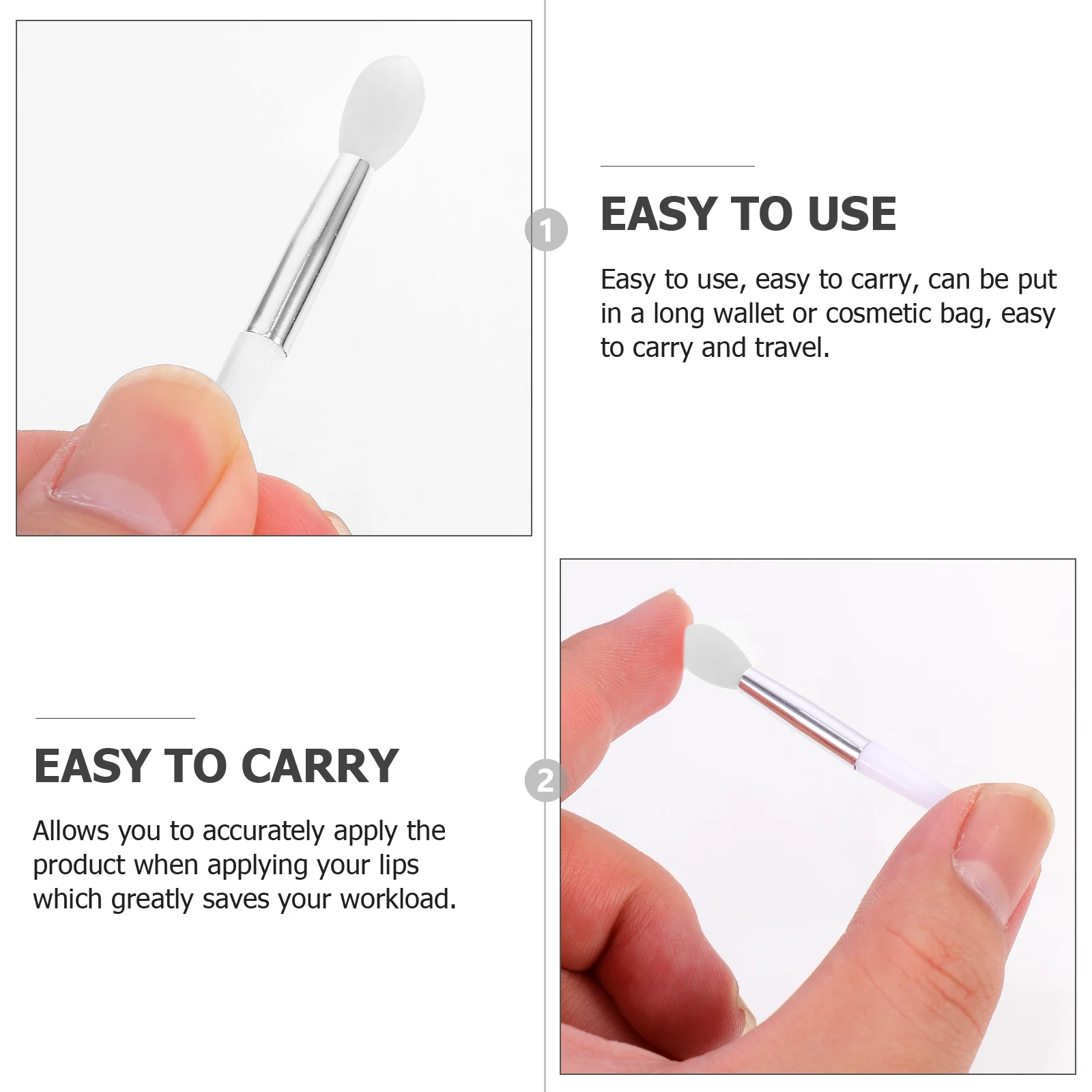 12 個リップマスクシリコンブラシセット正確な口紅アプリケーター旅行プロフェッショナル家庭用メイクアップギフト