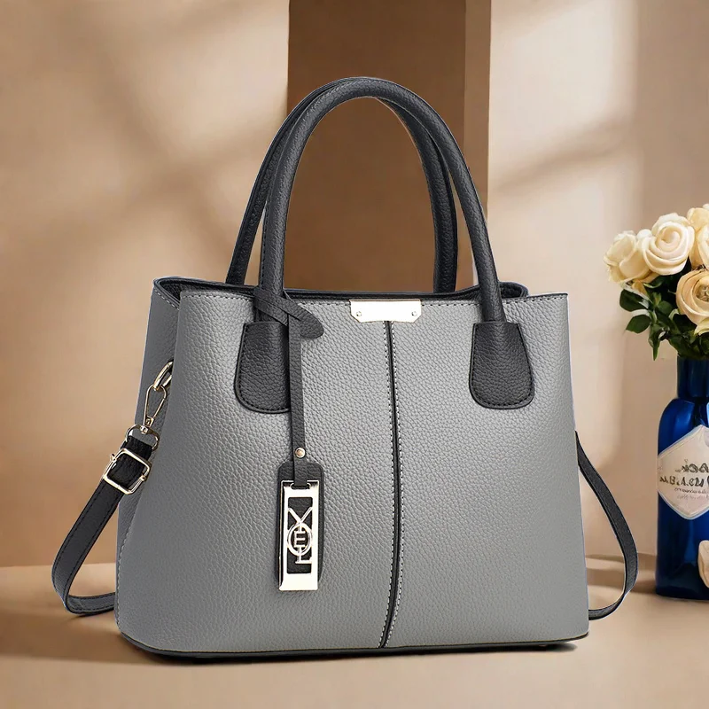 Sac fourre-tout à bandoulière simple pour femme, sac à main tendance, 2024