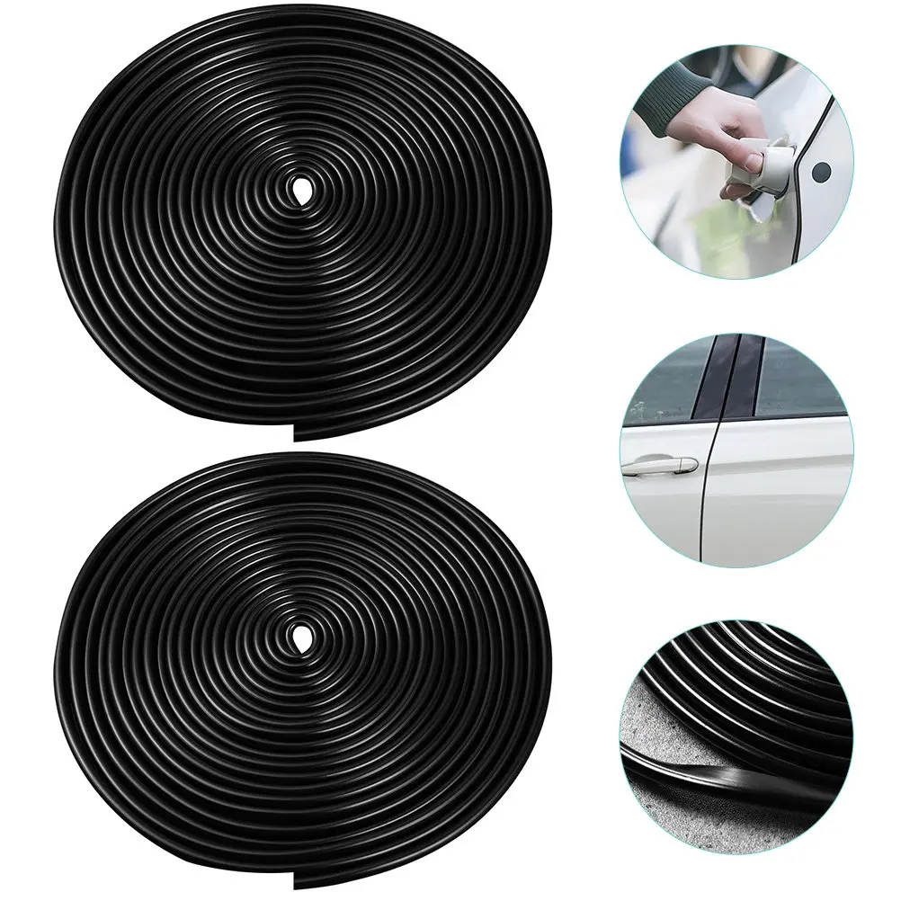 

2 шт. резиновые защитные накладки на кромки дверей автомобиля, U-образные противоударные уплотнители для автомобилей, внедорожников, грузовиков, лодок