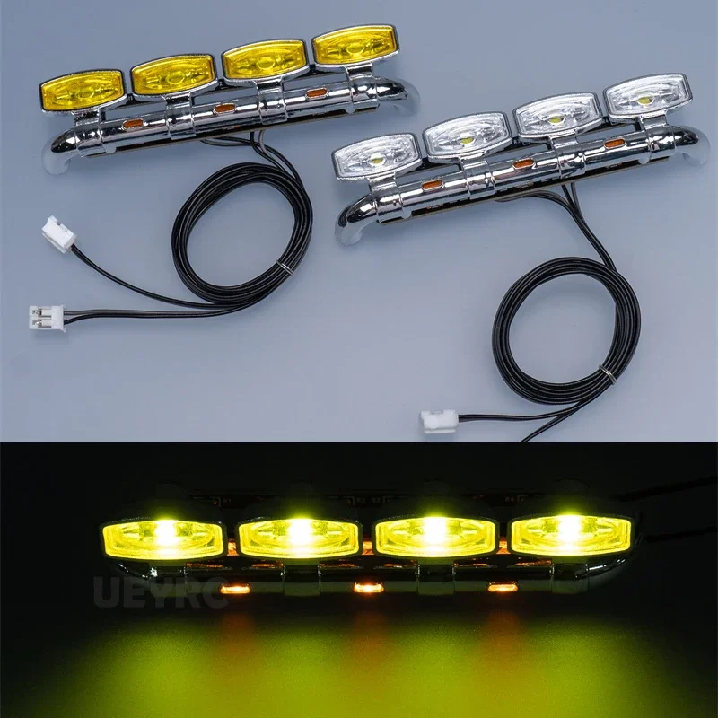 

1/14 RC Truck Model Spotlights Front Bumper Spotlight For 1/14 Tamiya Rc Tractor Truck 770s 56368 Car Accessories