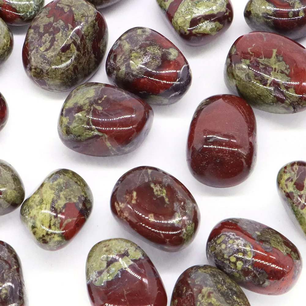 Natural Gem Dragon Blood Jasper Reiki Healing Crystal Tumbled Stone Energy Specimen Mineral Rock Garden Aquarium Home Decoration