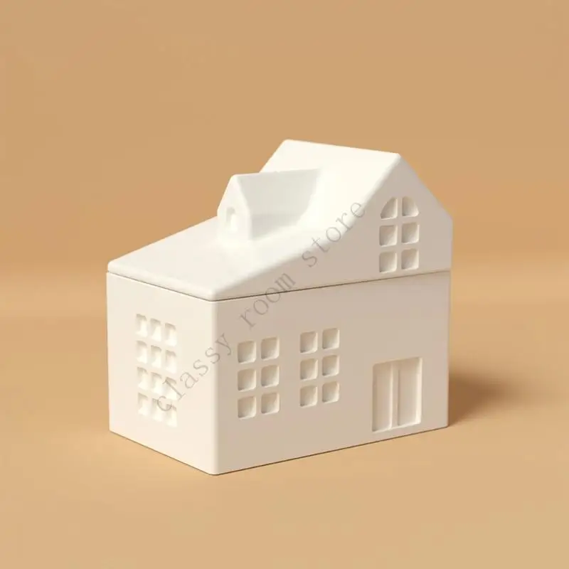 A0NF Artisanal Cottage Silicone Mold Bucolic Decors Crafts Baking Jewelry Making Tool