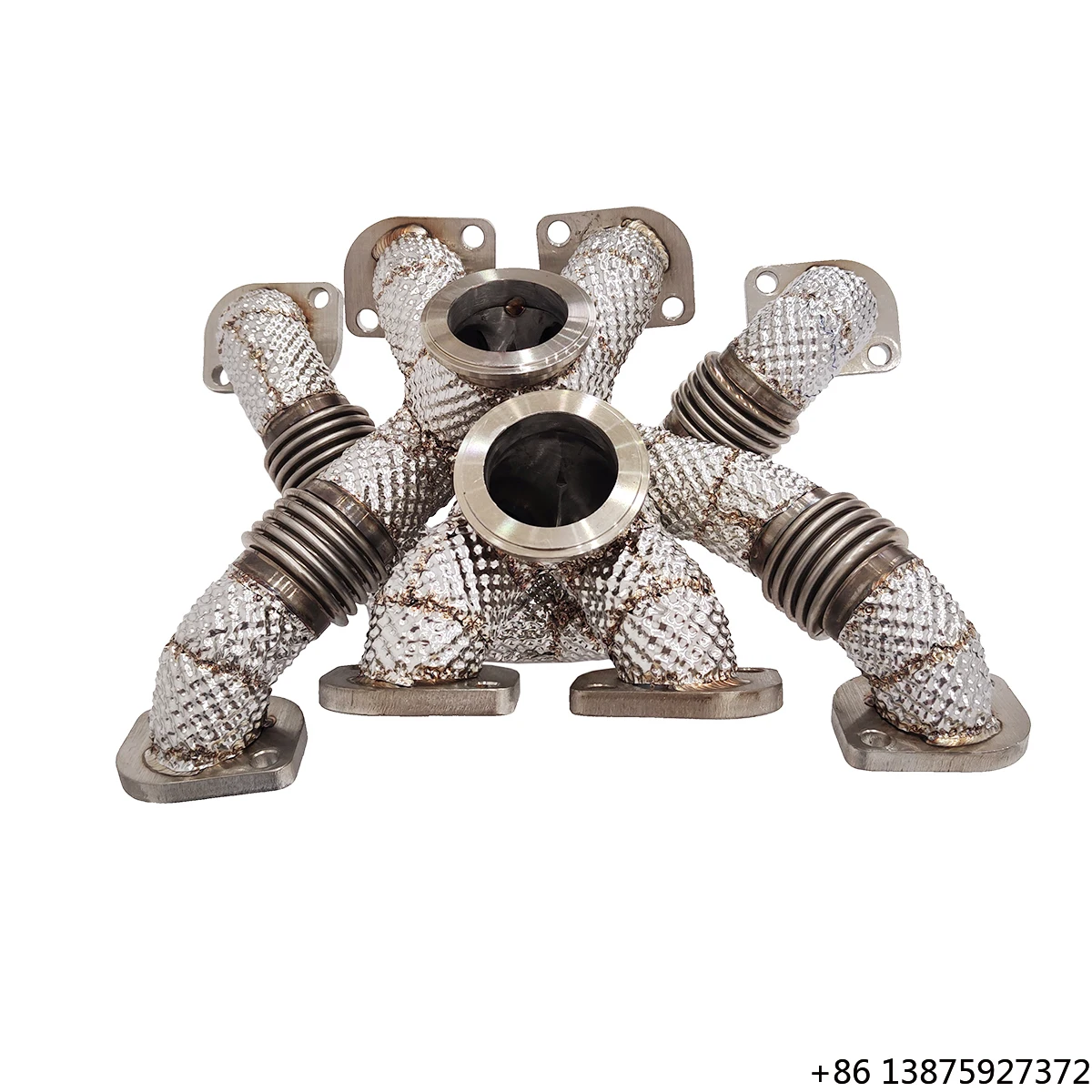 Ecnal for  S63 Direct Fit Equal Length Exhaust Manifold Performance Upgrade Stainless Steel Racing Parts