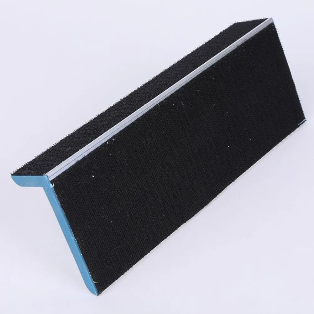 Right Angle Sandpaper Holder Self Adhesive Hand Sander Ergonomic Rubber Grip for Drywall Wood Metal Polishing