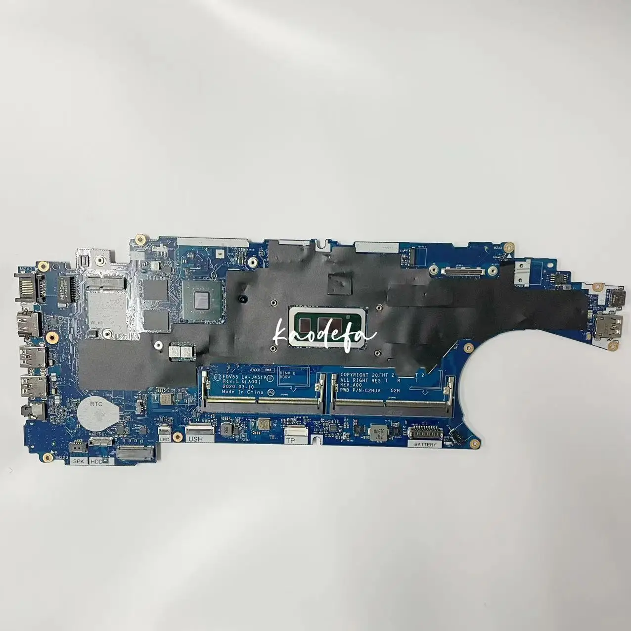 Imagem -03 - para Dell Precision 3550 Laptop Motherboard 15.6 Intel I510210u 10310u Gpu: N19m-q1-a1 2g Cn0wr4gh Cn-0ptjfp Fdv55 La-j451p