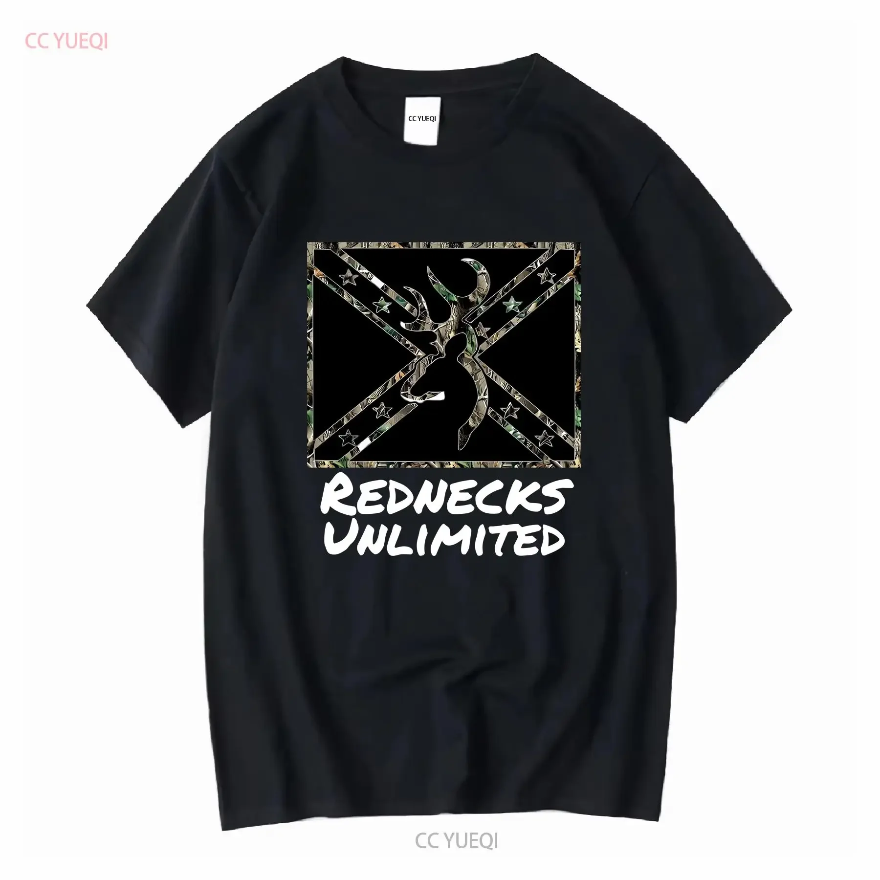 Official Rednecks Unlimited T shirt long or short sleeves vintage Washed Stylish Slightly streetwear Breathable Comfortable