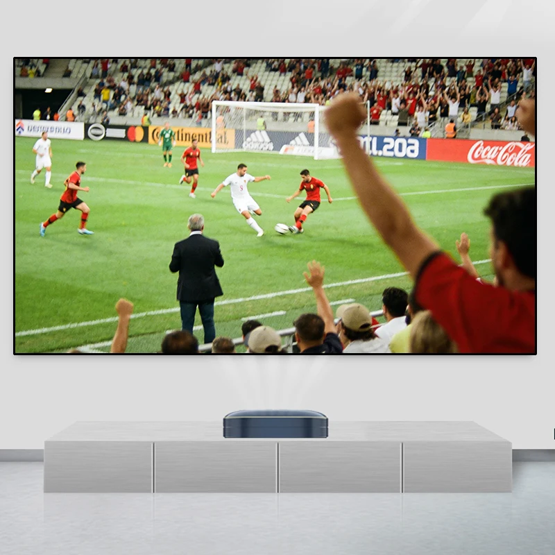 Fresnel 5.0 Pro ALR UST Projection Screen 72-120inch Ambient Light Rejecting Fixed Frame Best for Short Throw Projectors 4K 8k