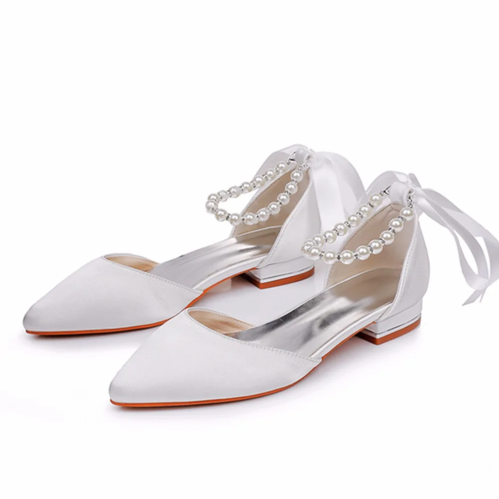 Summer Women Pumps Sandals Fashion Leather Open Toe String Bead Riband Wedding Silk 2.5CM Square Heels Sexy Woman Shoe