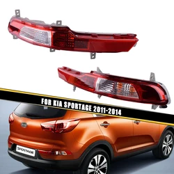 Car Left Right Rear Bumper Light Rear Fog Light Tail Fog Lamp Taillights For Kia Sportage 2011 2012 2013 2014 car-styling