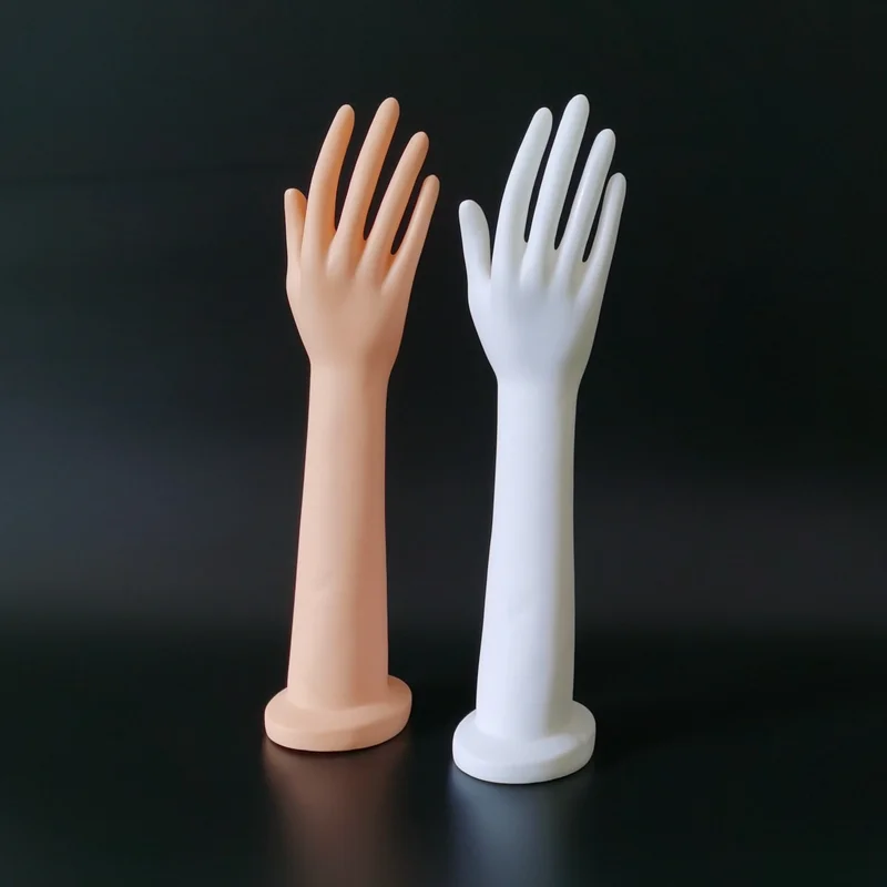 43 Cm Plastic Female Soft Mannequin Dummy Hand Model for Jewelry Rings Gloves Bracelets Display