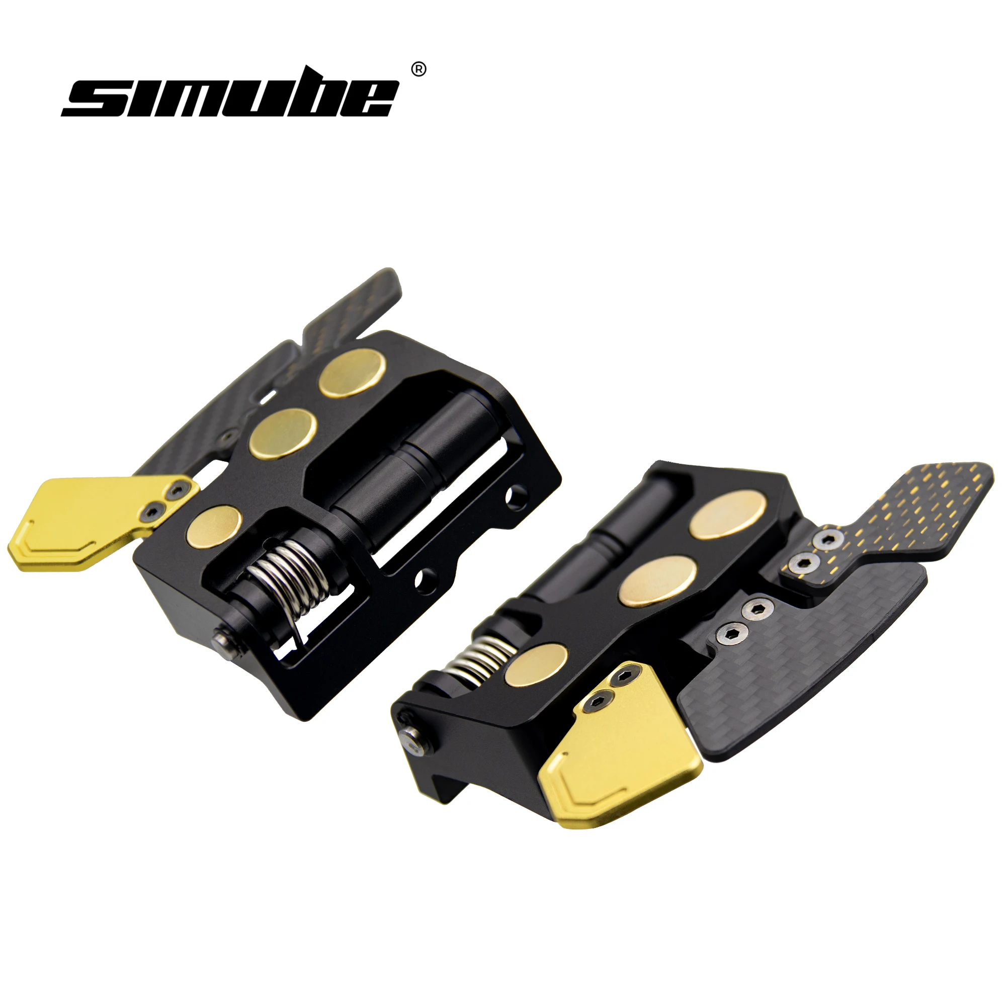 Simube Podium Geavanceerde Paddle Module Voor Fanatec Koolstofvezel En Aluminiumlegering Met Magnetische Shifters En Zaalsensoren