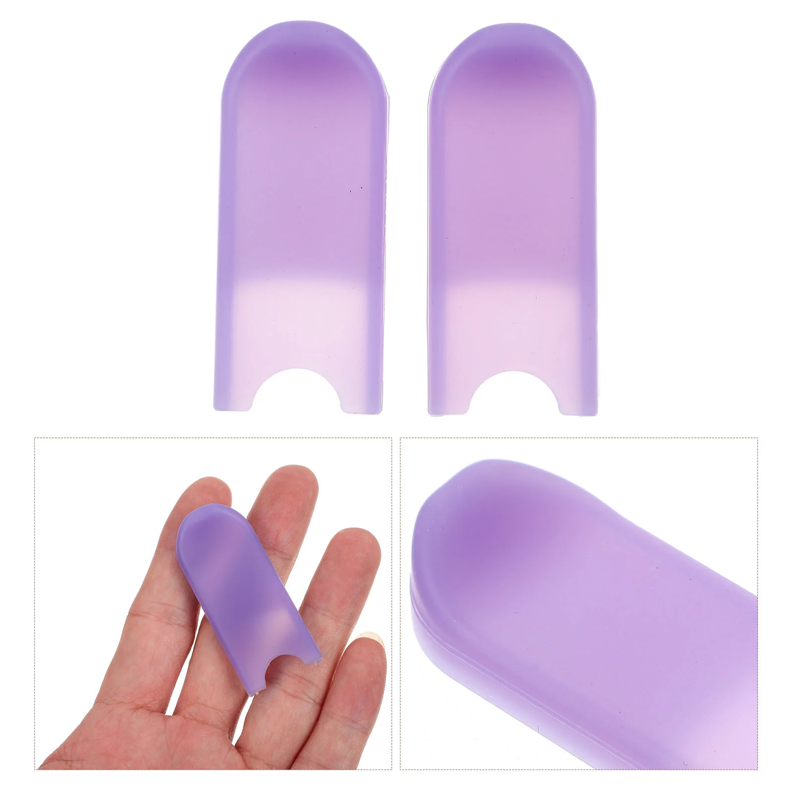 

2 Pcs Saxophone Finger Rest Thumb Mat Cushion for Silicone Protector Cover Protective Refer Accessories
