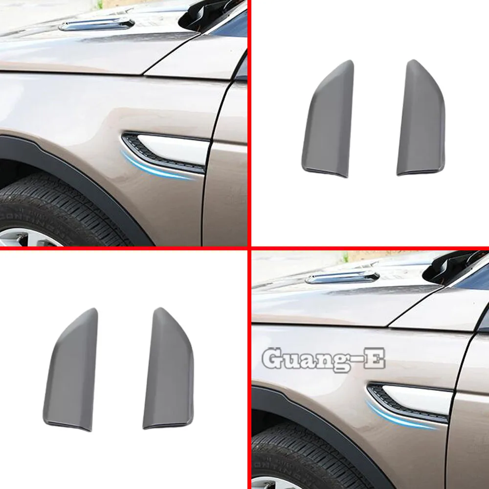 

Car Side Vents Airflow Fender Side Decal ABS Matte Exterior Trim 2pcs For Land Rover Discovery Sport 2015 2016 2017 2018 2019