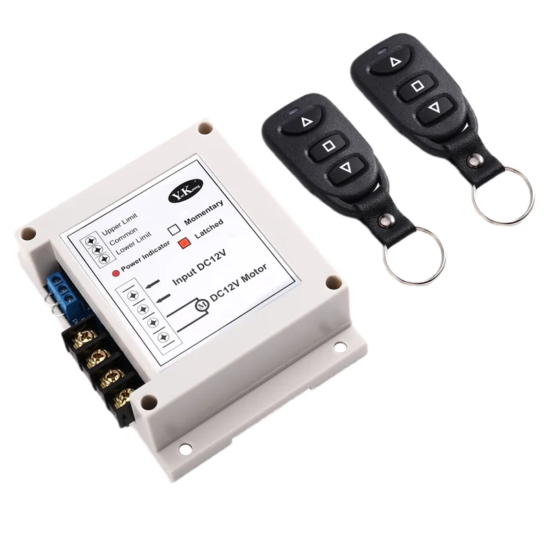 【home-tool】dc12v-40a-400w-wireless-motor-controller-remote-control-for-garage-doors-curtains-roller-shutters-and-other-applica