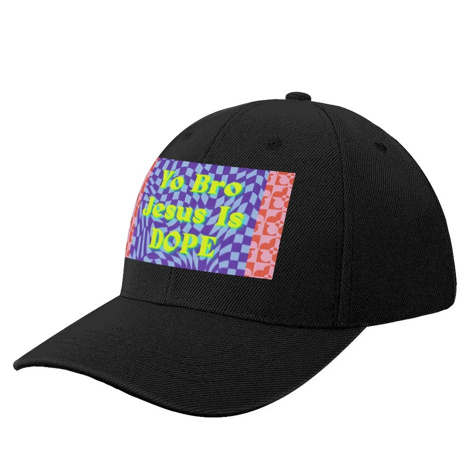 Yo Bro Jesus is Dope Baseball Cap Sun Hat For Children black Cosplay For Man Women's